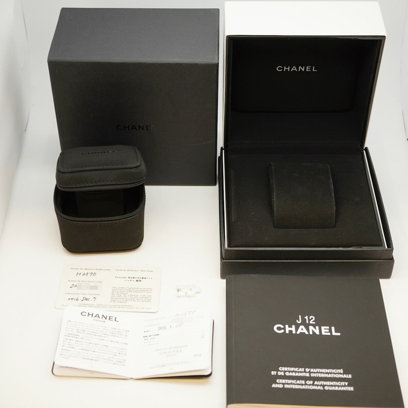 香奈兒 J12 H2570 白色錶盤女錶-8