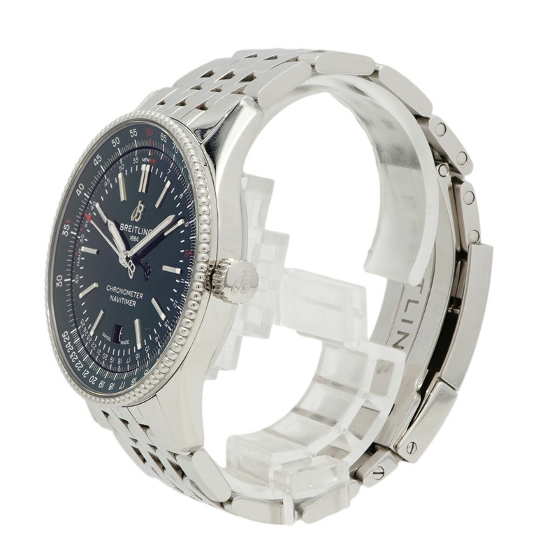 百年靈 Navitimer A17326 綠色錶盤男士腕錶-1