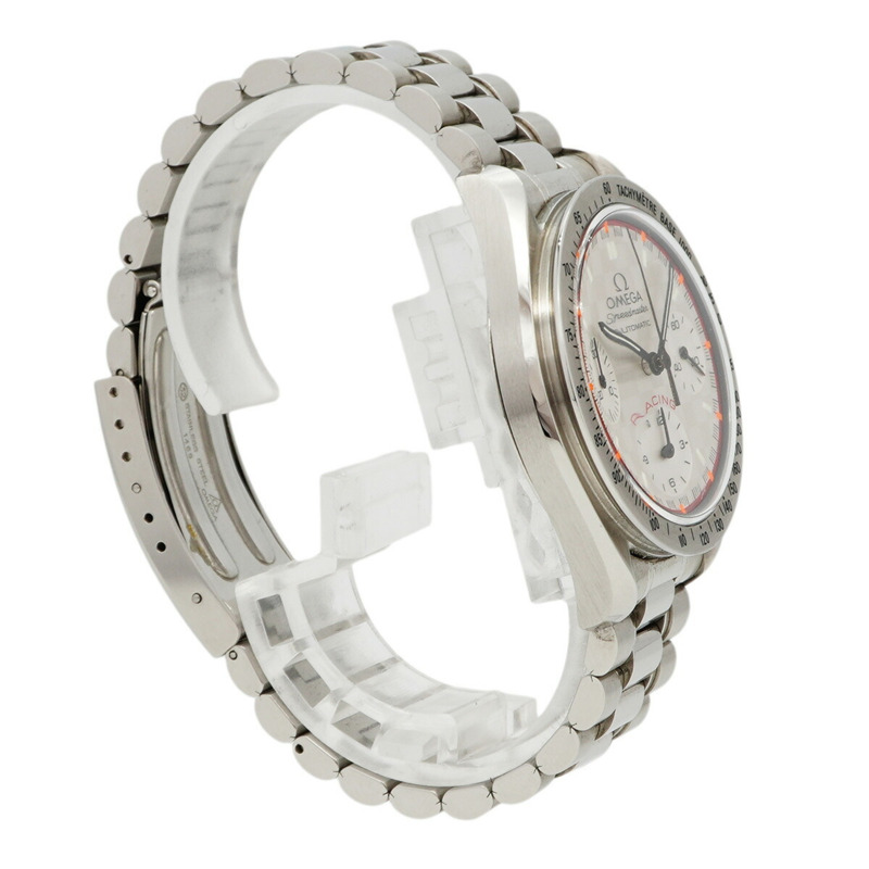 歐米茄超霸系列3517.30銀色錶盤男士腕錶-2