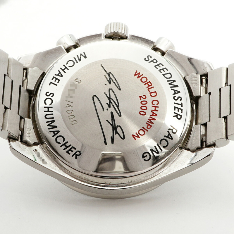 歐米茄超霸系列3517.30銀色錶盤男士腕錶-4