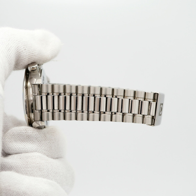 歐米茄超霸系列3517.30銀色錶盤男士腕錶-5