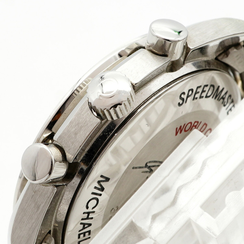 歐米茄超霸系列3517.30銀色錶盤男士腕錶-8