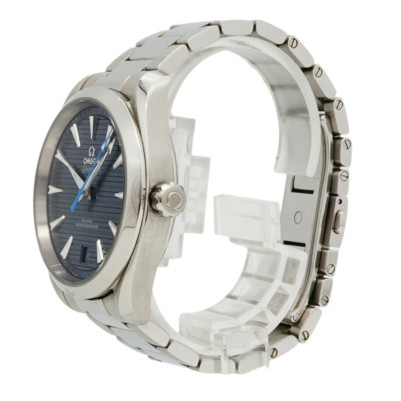 歐米茄海馬系列 220.10.41.21.03.002 藍色錶盤男士腕錶-1