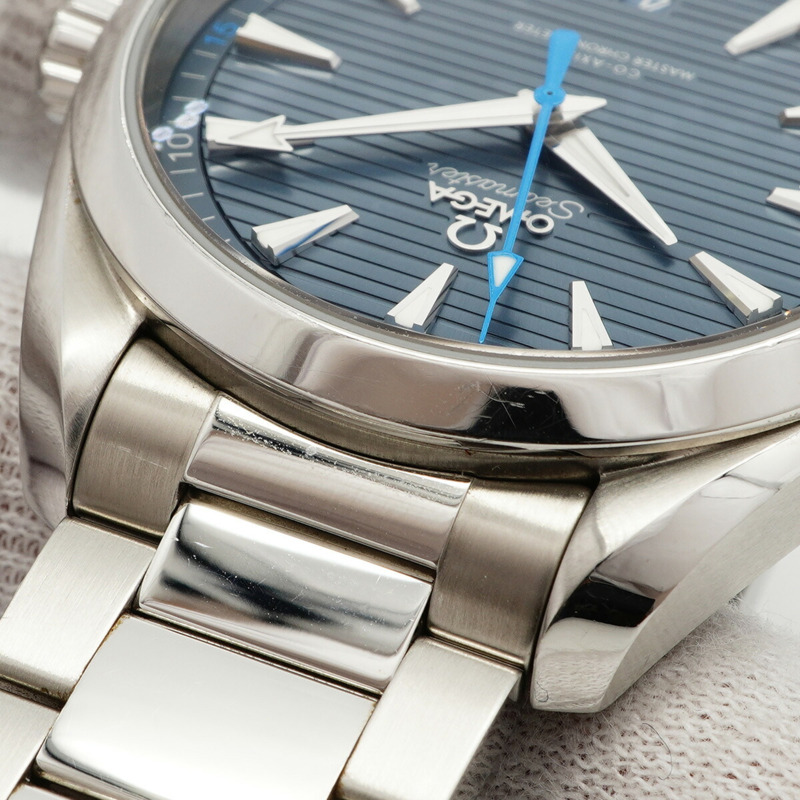 歐米茄海馬系列 220.10.41.21.03.002 藍色錶盤男士腕錶-6