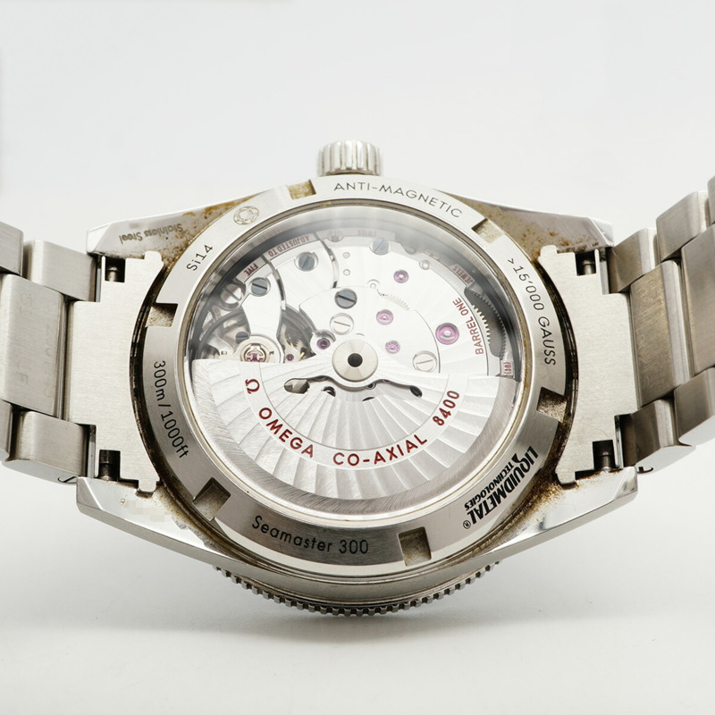 歐米茄海馬系列 233.30.41.21.01.001 黑色錶盤男士腕錶-4