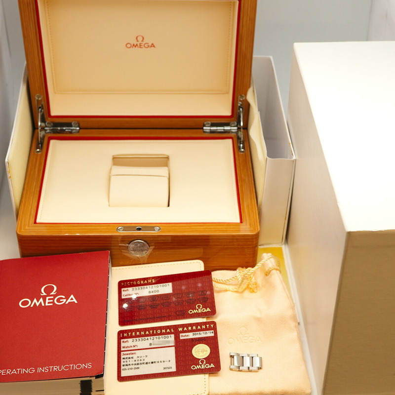 歐米茄海馬系列 233.30.41.21.01.001 黑色錶盤男士腕錶-9