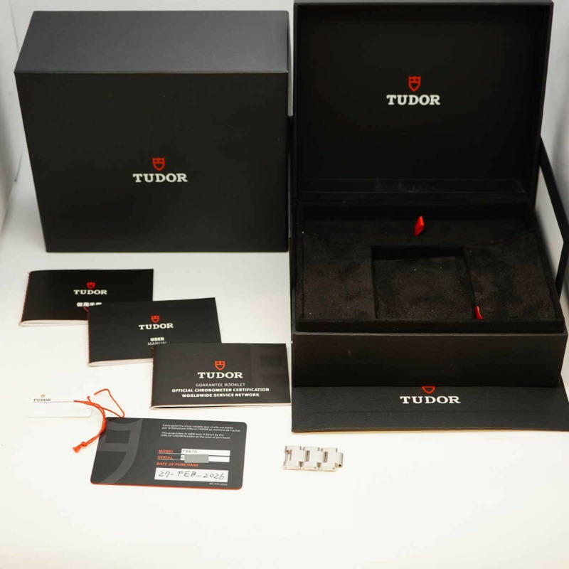 帝舵碧灣系列 79470 白色錶盤男士腕錶-8