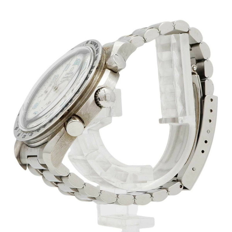 歐米茄超霸系列3502.71白色錶盤男士腕錶-1