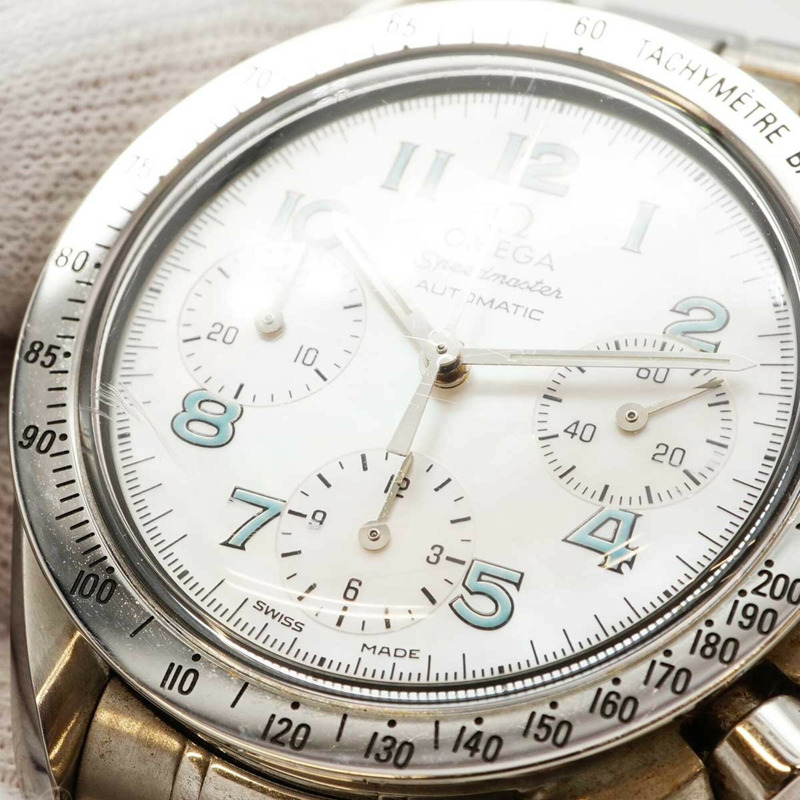 歐米茄超霸系列3502.71白色錶盤男士腕錶-7