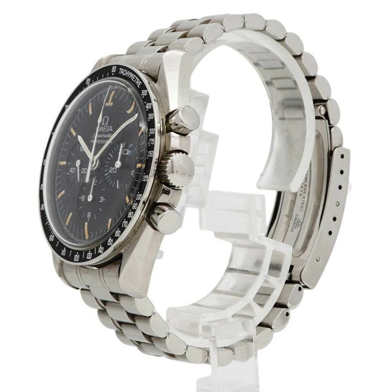 歐米茄超霸專業3590.50黑色錶盤男士腕錶-1