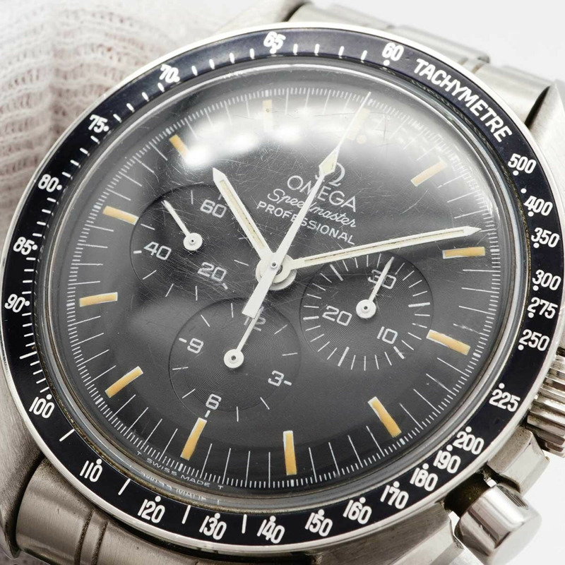 歐米茄超霸專業3590.50黑色錶盤男士腕錶-6