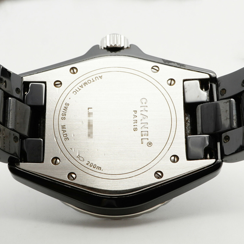 香奈兒 J12 H1757 黑色錶盤男士腕錶-4