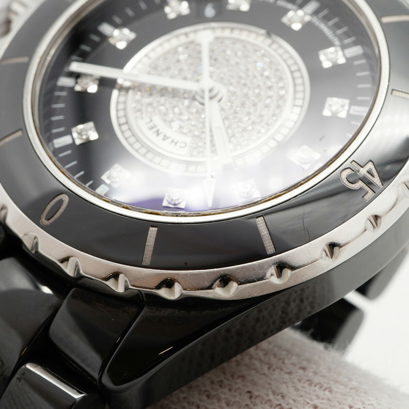 香奈兒 J12 H1757 黑色錶盤男士腕錶-6