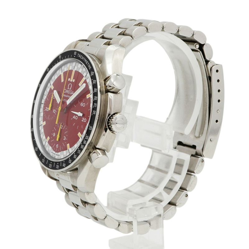 歐米茄超霸系列麥可舒馬克3510.61紅色錶盤男士腕錶-1