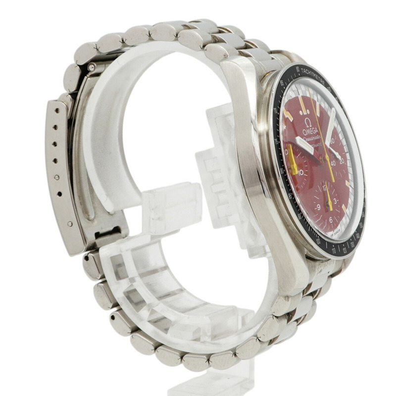 歐米茄超霸系列麥可舒馬克3510.61紅色錶盤男士腕錶-2