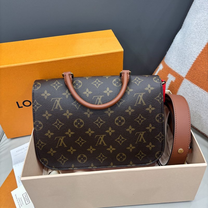 閒置新 路易威登/Louis Vuitton 老花Vaugirard鎖頭郵差包-1