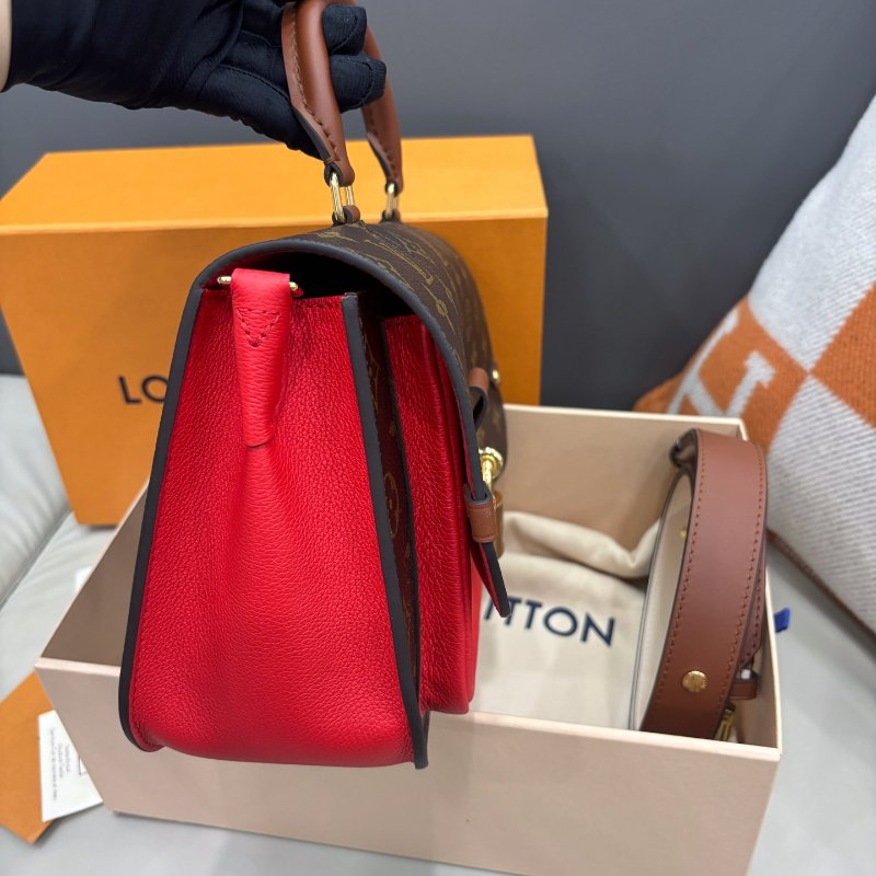 閒置新 路易威登/Louis Vuitton 老花Vaugirard鎖頭郵差包-2