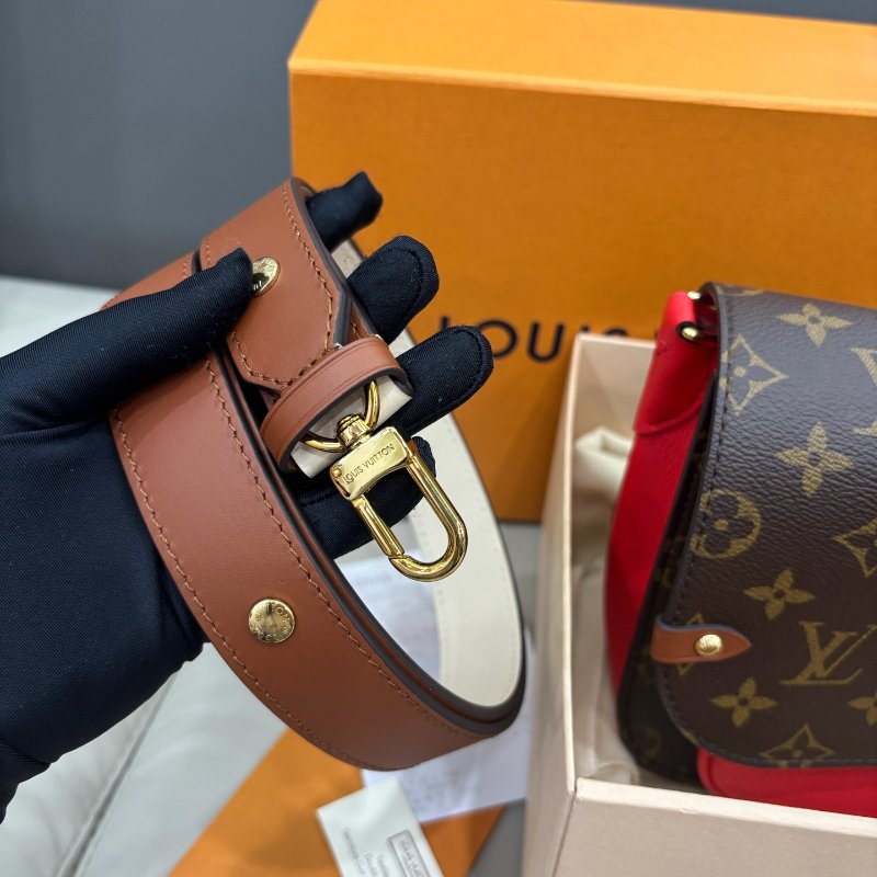 閒置新 路易威登/Louis Vuitton 老花Vaugirard鎖頭郵差包-10