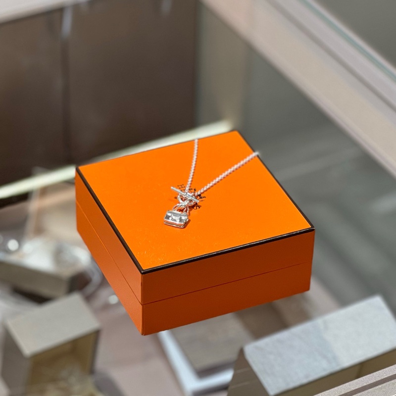 Hermes爱马仕康康银项链 925银-2