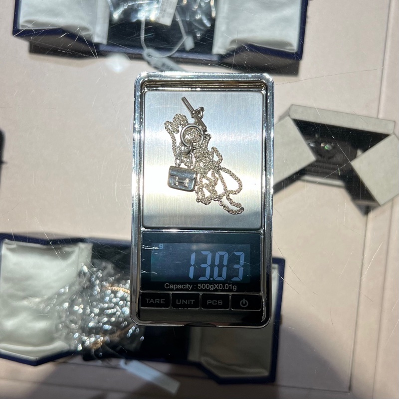 Hermes爱马仕康康银项链 925银-5