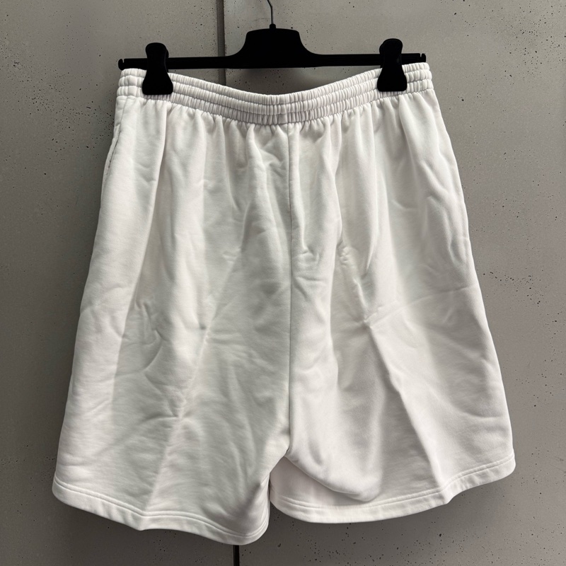 二手Balenciaga白色運動棉短褲-6