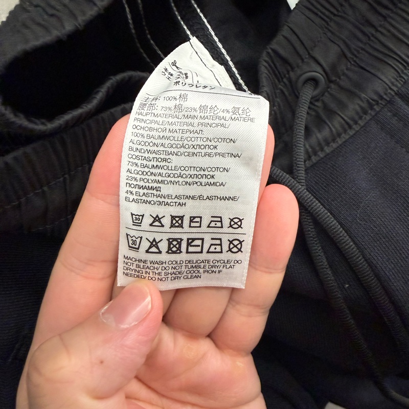 二手adidas x Y-3黑色短褲-3