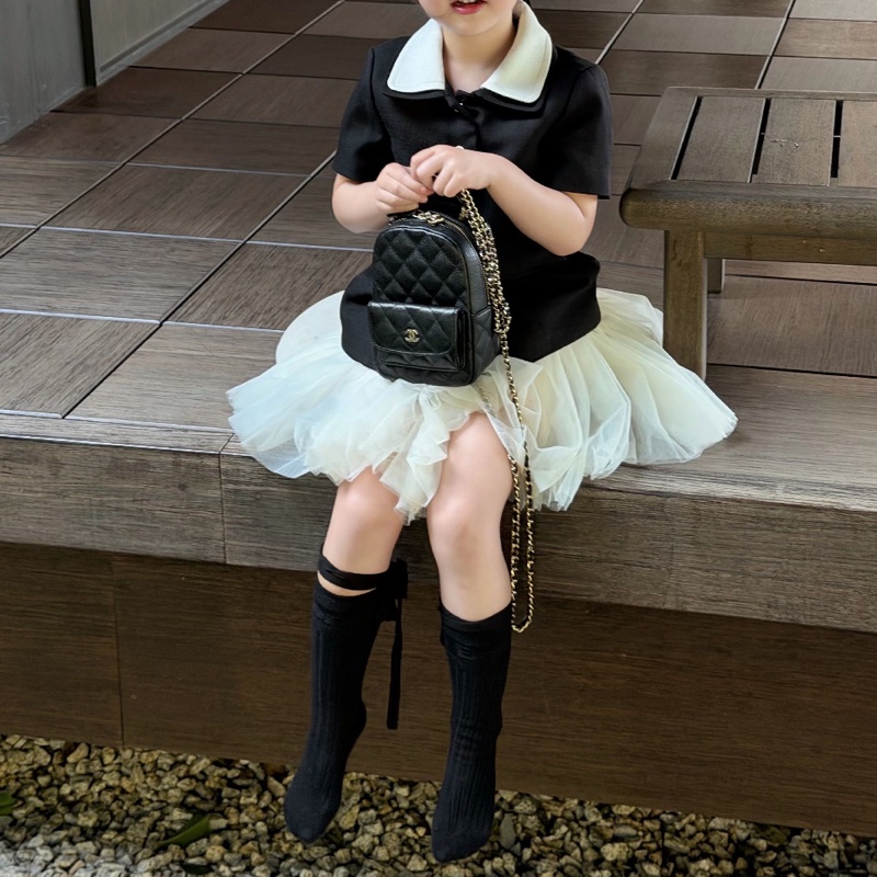 CHANEL香奈兒黑金荔枝牛皮24Cmini小書包全配購證🎒-11