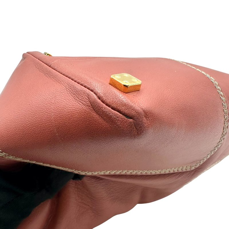 【美收精品】LOEWE 深粉色手提包 C-396【隔月月中將轉賣至日本 上架期限30天】-5