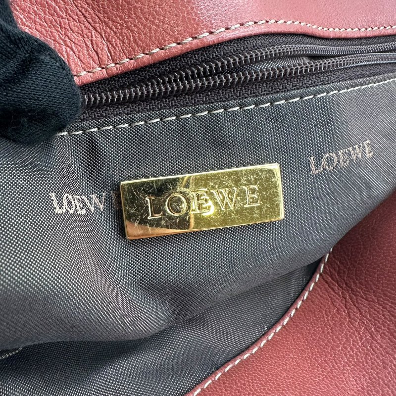 【美收精品】LOEWE 深粉色手提包 C-396【隔月月中將轉賣至日本 上架期限30天】-11