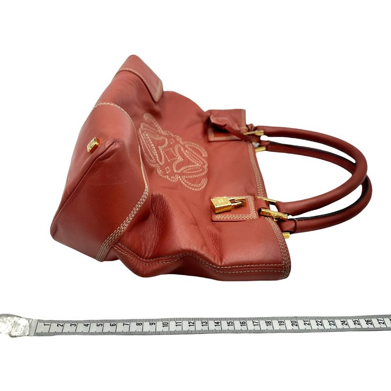 【美收精品】LOEWE 深粉色手提包 C-396【隔月月中將轉賣至日本 上架期限30天】-19