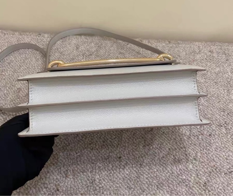 🌈Hermes🧡Roulis 23🧡珍珠灰金扣🌟98.5新🌈Evercolor皮🌟有盒🧡Roulis23🌟Roulis🌟豬鼻子🌟愛馬仕-5