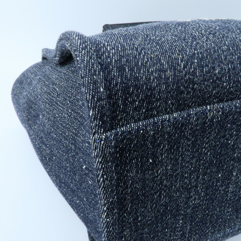 CHANEL 帆布Deauville Tote銀扣鏈帶手挽肩背兩用袋-4