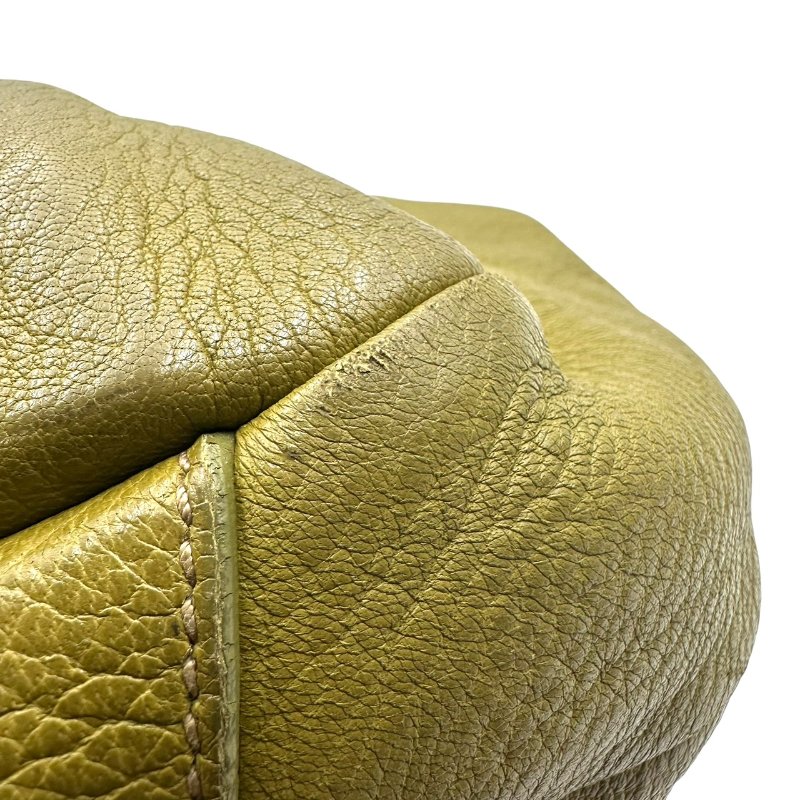 【美收精品】Prada 芥末綠手提包 C-395【隔月月中將轉賣至日本 上架期限30天】-7