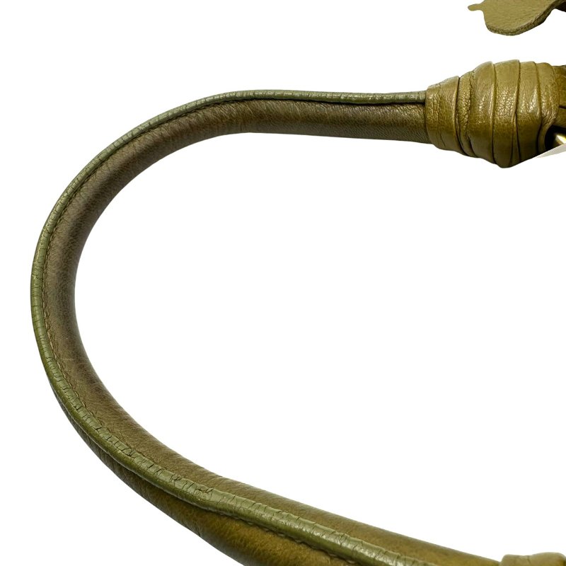 【美收精品】Prada 芥末綠手提包 C-395【隔月月中將轉賣至日本 上架期限30天】-9