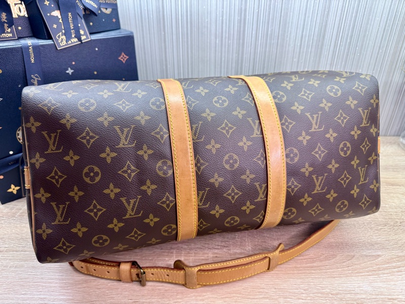 LV M41418 KEEPALL 45背帶款兩用旅行包旅行袋-4
