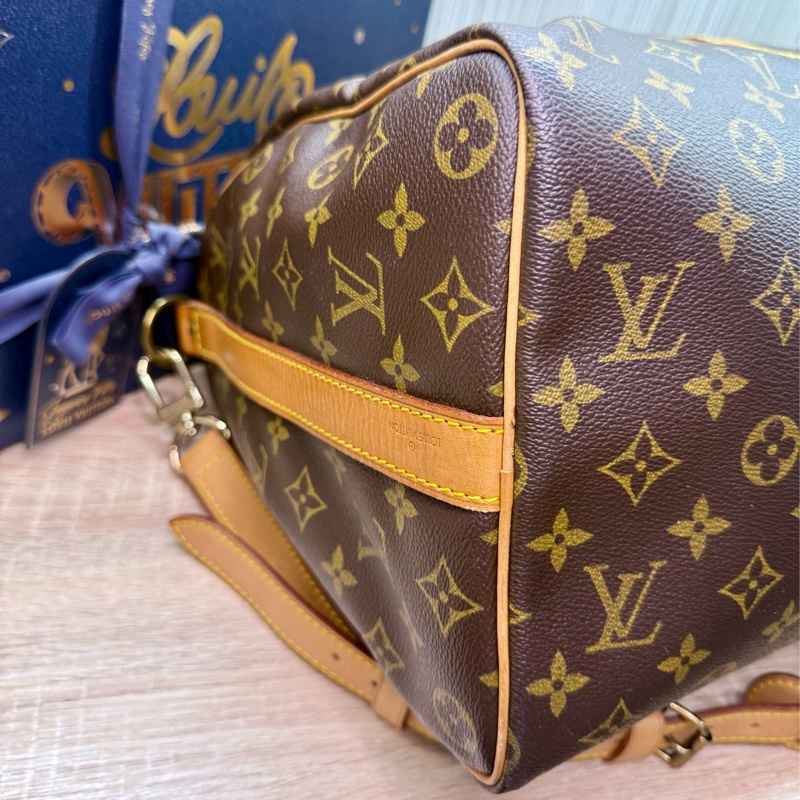 LV M41418 KEEPALL 45背帶款兩用旅行包旅行袋-8