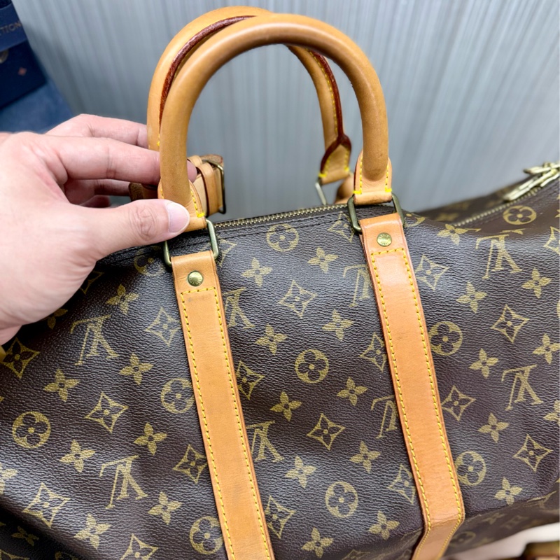 LV M41418 KEEPALL 45背帶款兩用旅行包旅行袋-12
