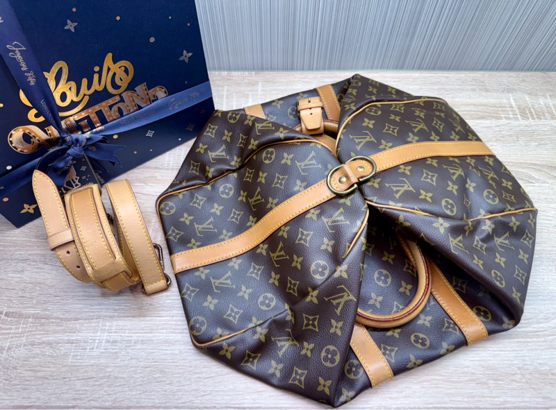 LV M41418 KEEPALL 45背帶款兩用旅行包旅行袋-29