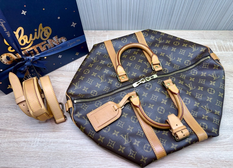 LV M41418 KEEPALL 45背帶款兩用旅行包旅行袋-30