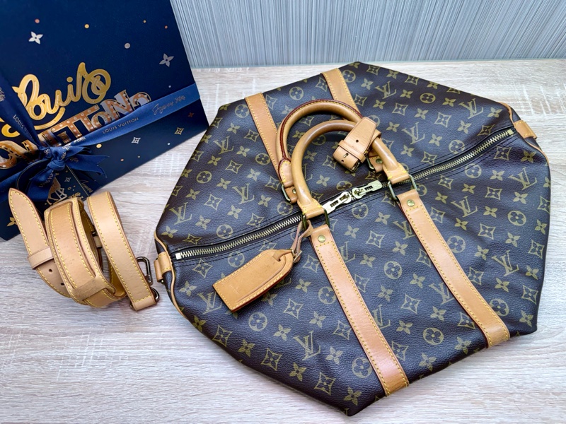 LV M41418 KEEPALL 45背帶款兩用旅行包旅行袋-31