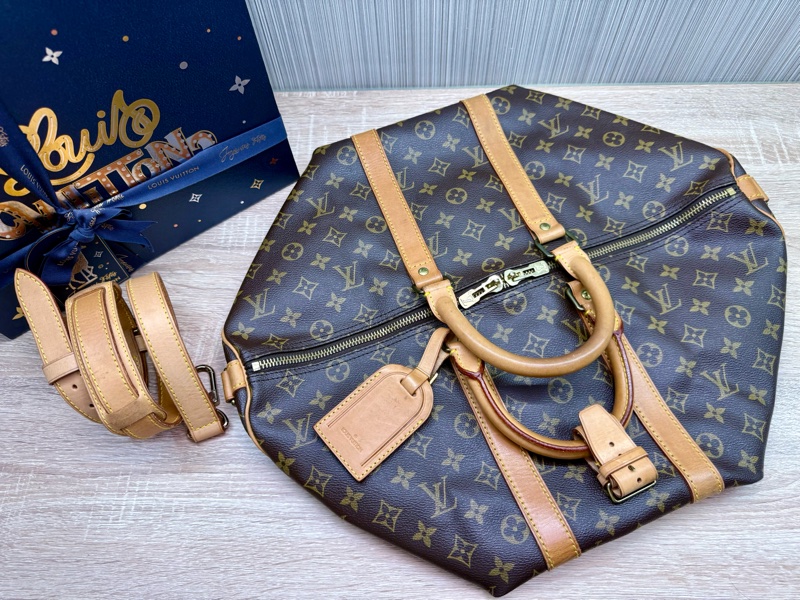 LV M41418 KEEPALL 45背帶款兩用旅行包旅行袋-32