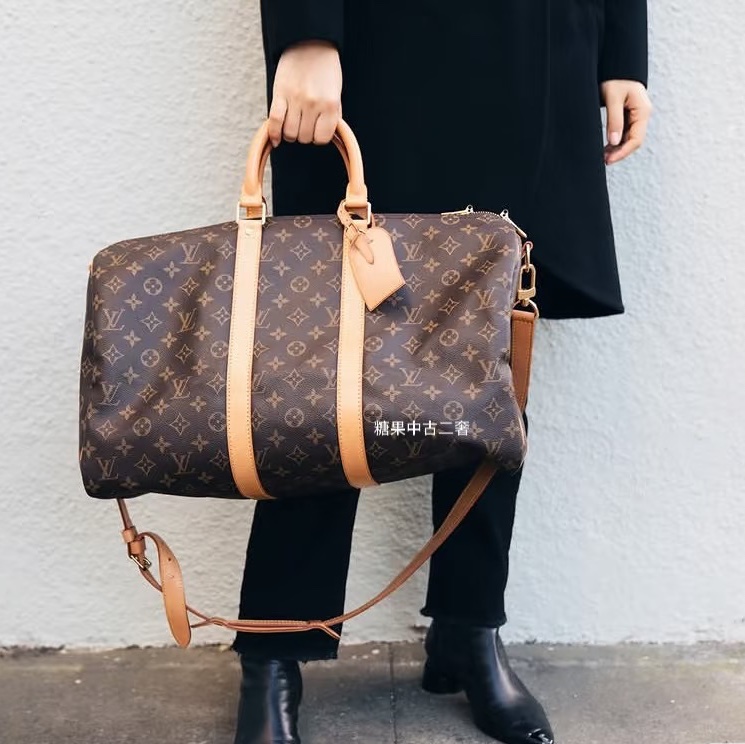 LV M41418 KEEPALL 45背帶款兩用旅行包旅行袋-43