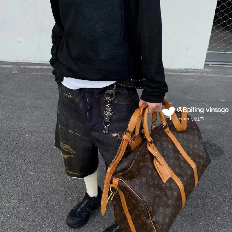 LV M41418 KEEPALL 45背帶款兩用旅行包旅行袋-46