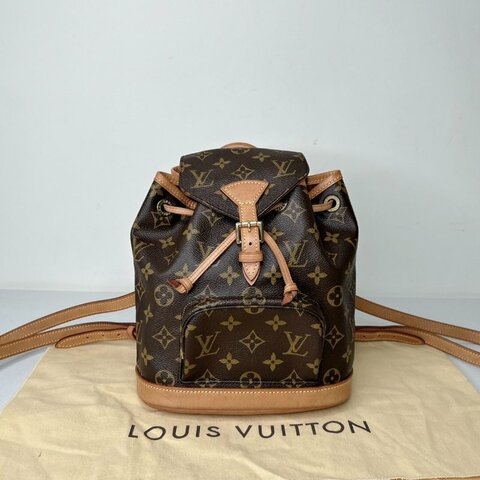 LV 老花小號迷你雙肩包