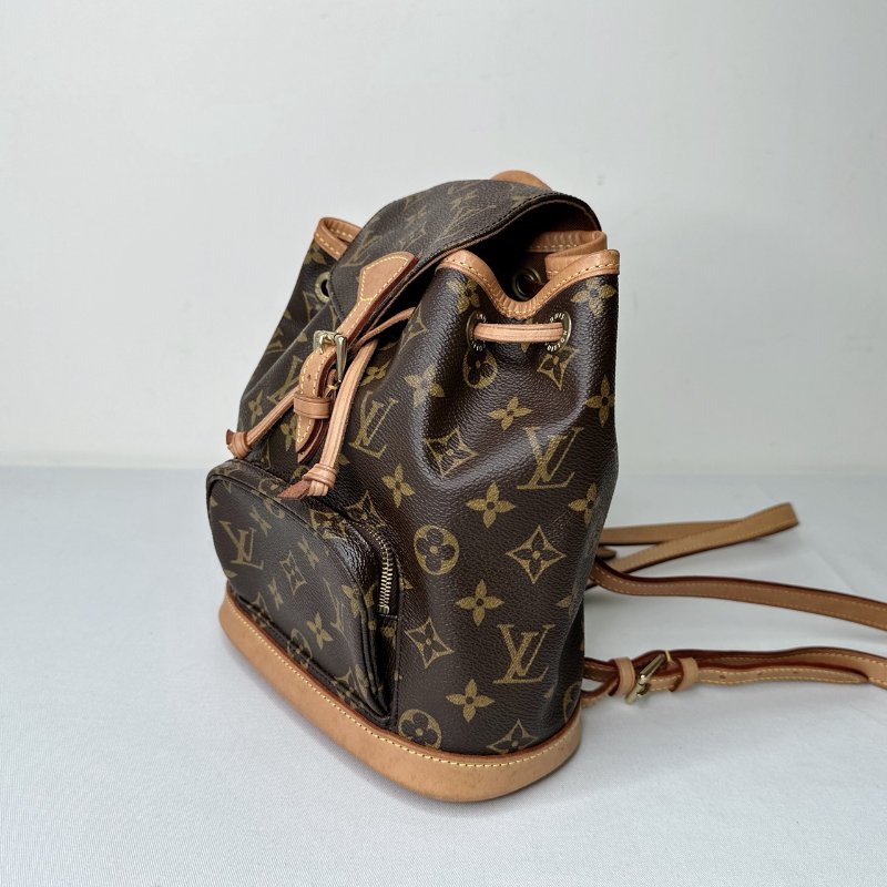 LV 老花小號迷你雙肩包-2