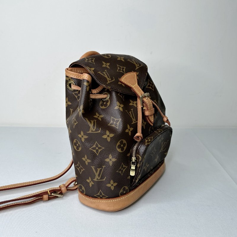 LV 老花小號迷你雙肩包-3