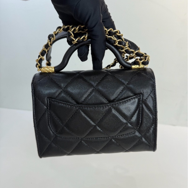 CHANEL｜ 黑金手柄斜挎包 24A-1