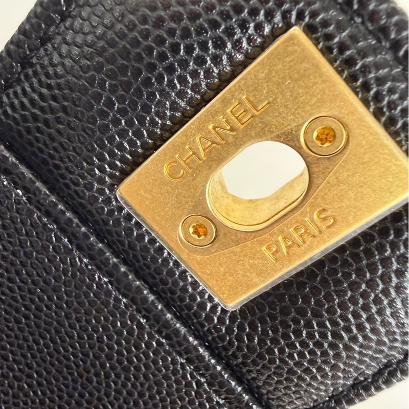 CHANEL｜ 黑金手柄斜挎包 24A-6