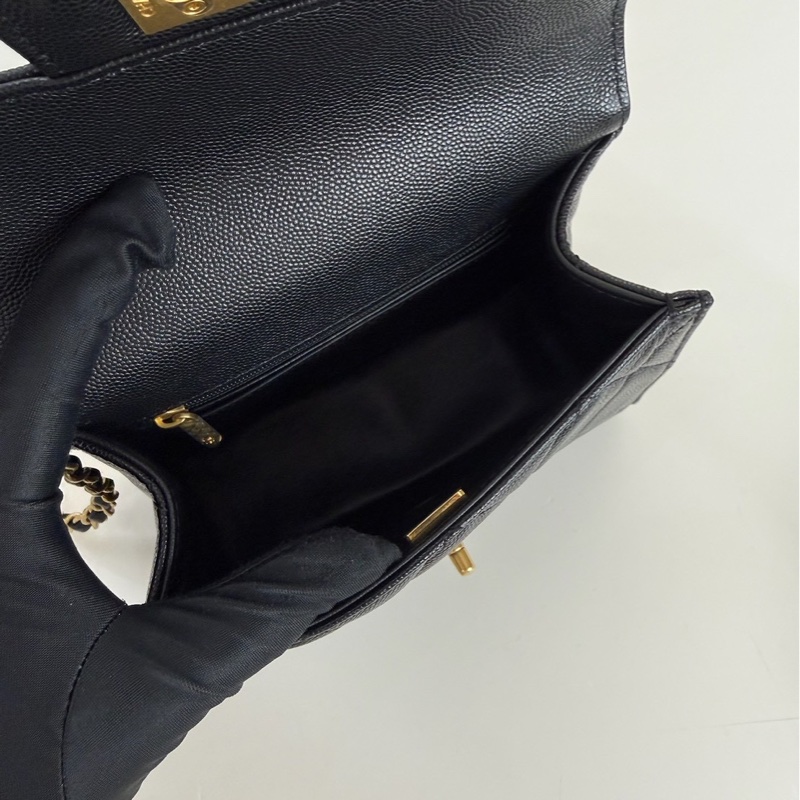 CHANEL｜ 黑金手柄斜挎包 24A-7