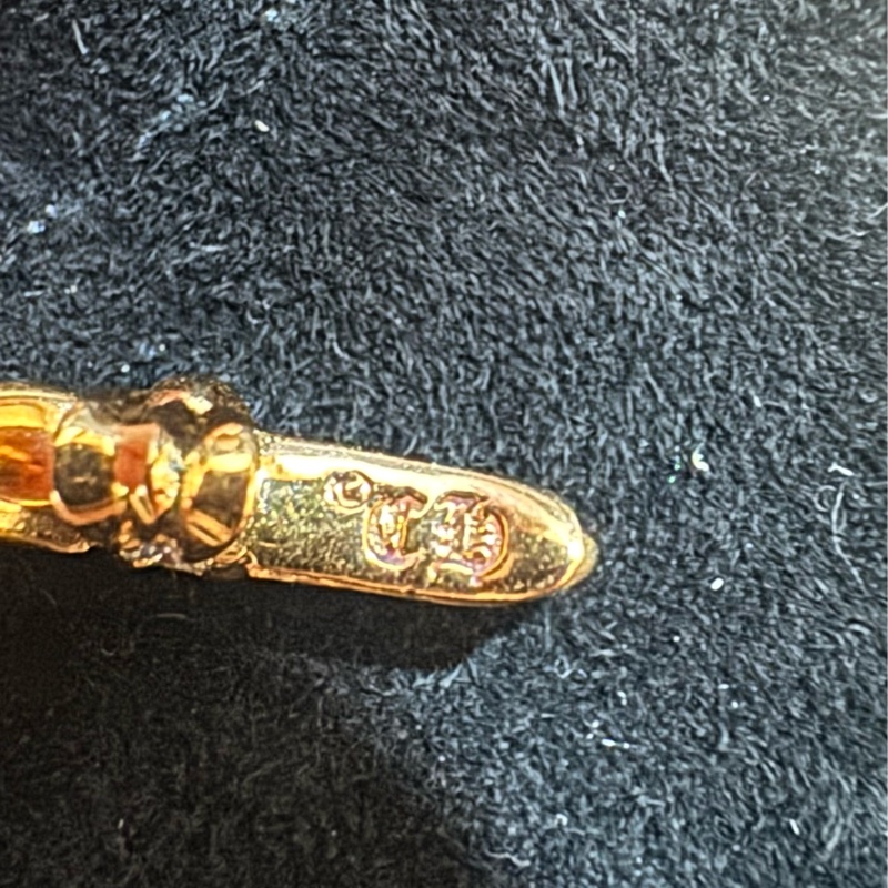 chrome hearts 22k克羅心白鑽十字架-4